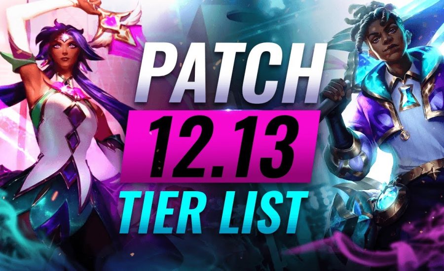 MAJOR UPDATE: Patch 12.13 RUNDOWN & Tier List - League of Legends