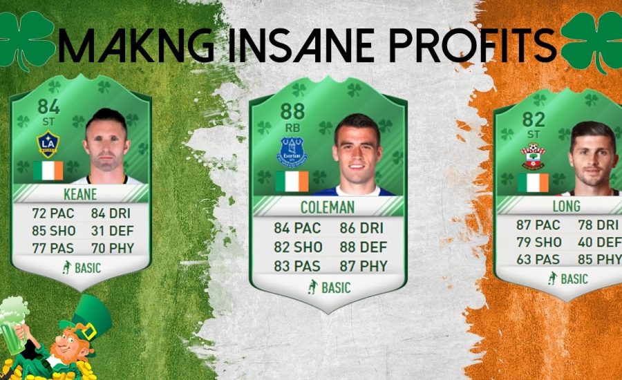 MAKING INSANE COINS FOR ST.PATRICK'S DAY!! - Fifa 17 Ultimate Team