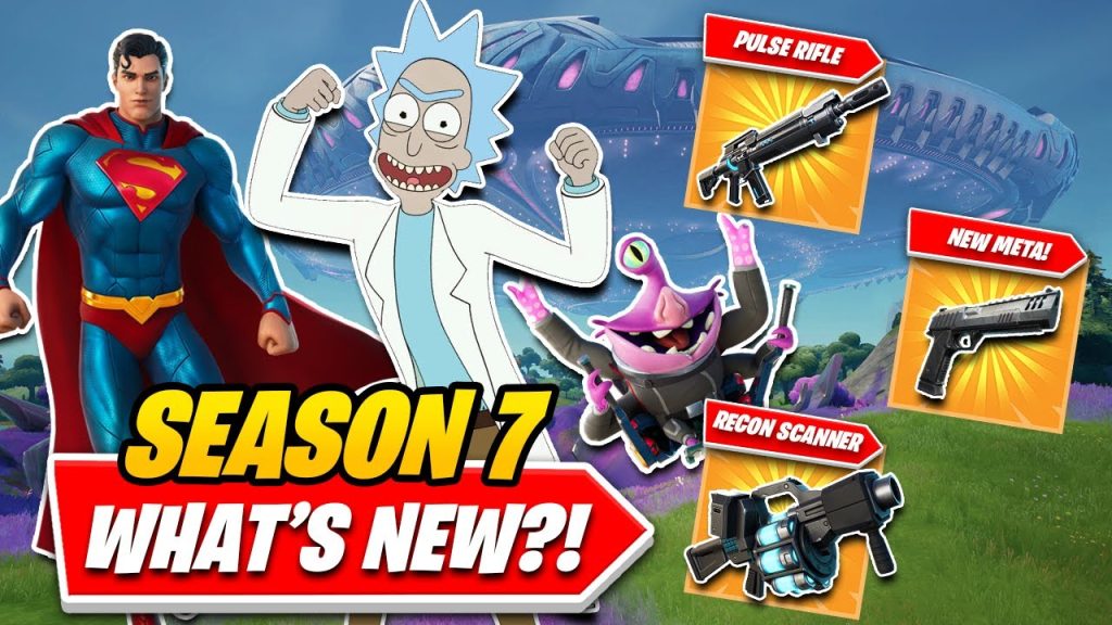 MASSIVE Fortnite SEASON 7 UPDATE! EVERYTHING You NEED TO KNOW In UNDER 5 MINUTES! (Drivable UFOs!)