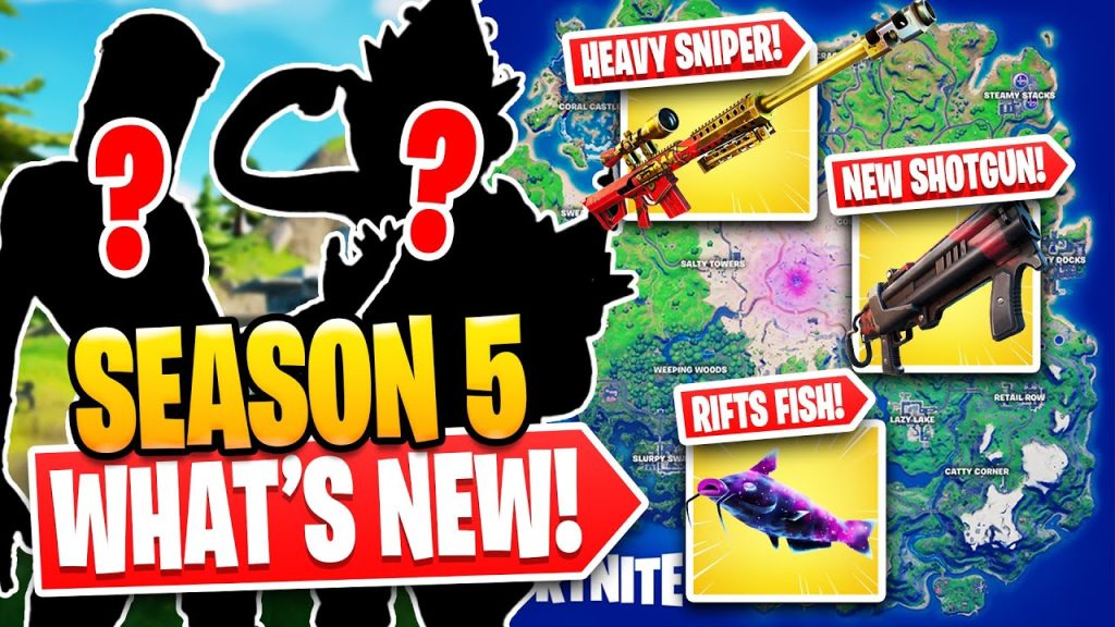 MASSIVE UPDATE: ALL New Fortnite Season 5 Map Changes, Weapons, Leaks & More!