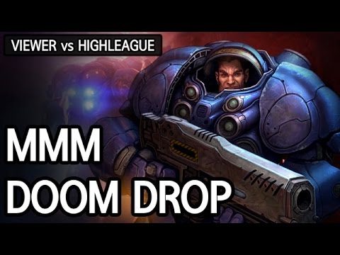 MMM Doom Drop against Zerg l StarCraft 2: Legacy of the Void l Crank