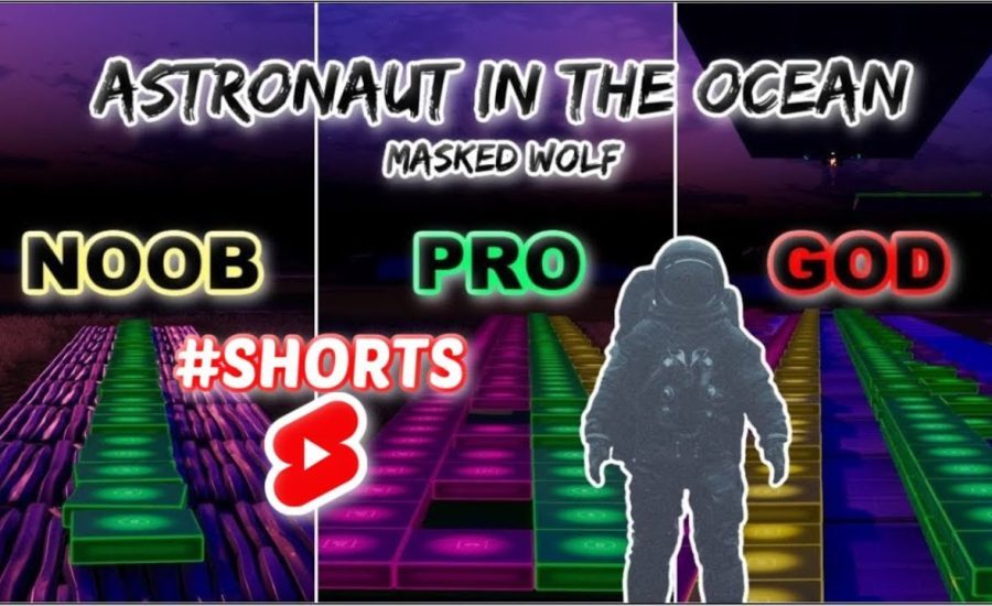 Masked Wolf - Astronaut In The Ocean - Noob vs Pro vs God (Fortnite Music Blocks) #shorts