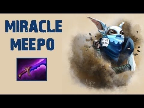 Miracle Meepo with Shadow Blade - Ranked Gameplay Dota 2