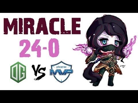 Miracle TA 24-0 perfect victory [OG vs MVP]