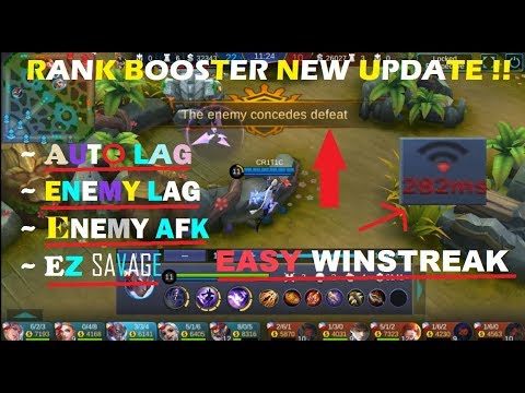 Mobile Legends Rank Booster v8 | Auto Win | Easy Savage | Easy Win streak | New Update 2019!