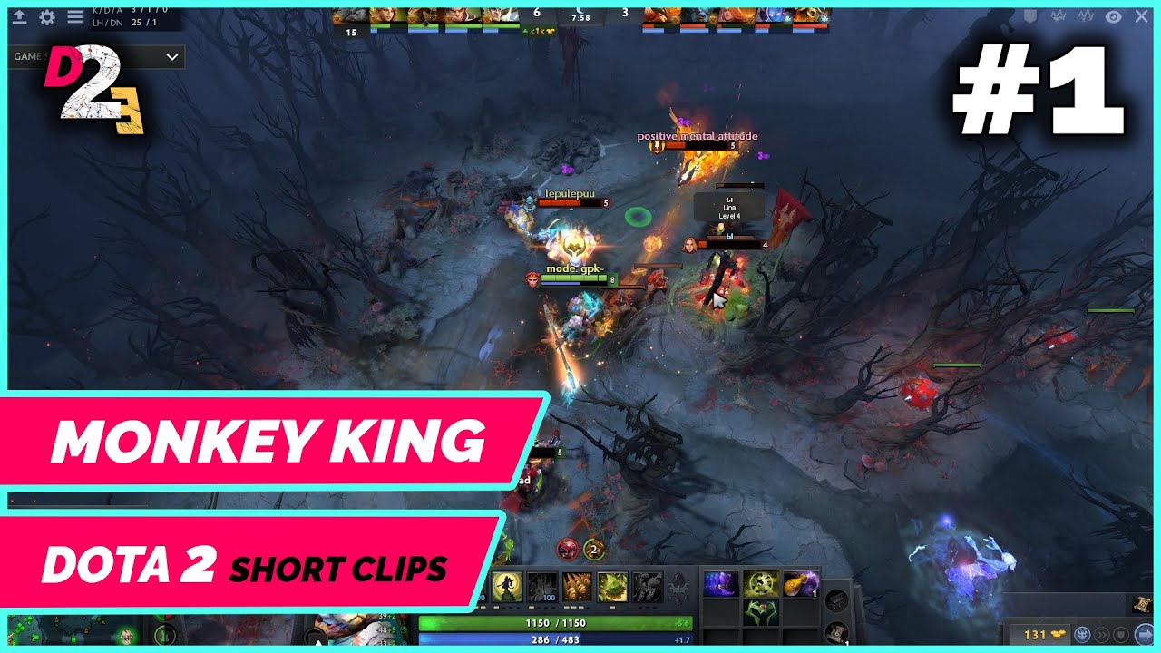 Monkey King Rampage | Dota 2 Short Clips 2021 #1