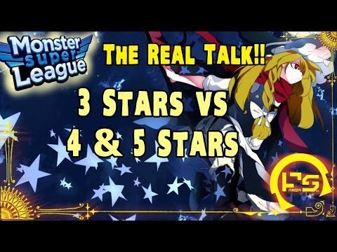 Monster Super League Guide: 3 VS 4 & 5 STAR MONSTERS!! WHAT MAKES MONSTER SUPER LEAGUE DIFFERENT!!