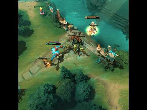 My luckiest moment in Dota 2 #Shorts