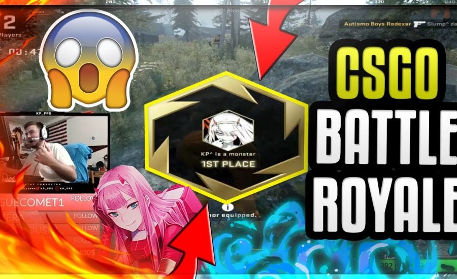 *NEW* CS:GO BATTLE ROYALE - DANGER ZONE FIRST EVER WIN