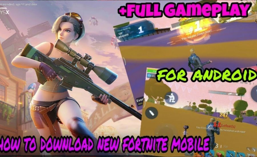 NEW FORTNITE MOBILE FOR ANDROID 2018