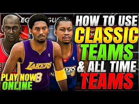 *NEW* How To Use Classic Teams & ALL Time Teams In Play Now Online NBA 2K22 Ranked Tips