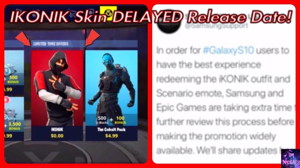 *NEW* IKONIK Skin DELAYED Release Date! | Fortnite Battle Royale