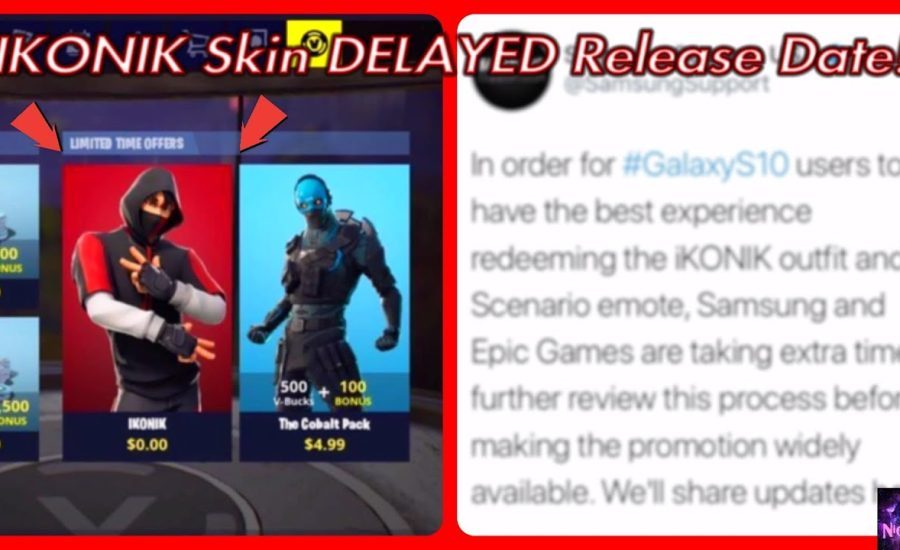 *NEW* IKONIK Skin DELAYED Release Date! | Fortnite Battle Royale