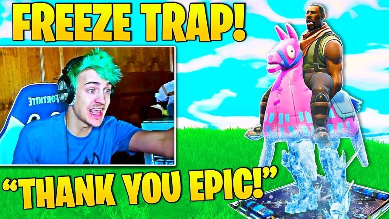 *NEW* Ninja Freeze Trap Idea GAMEPLAY! Tfue SMART Spawn Trick!