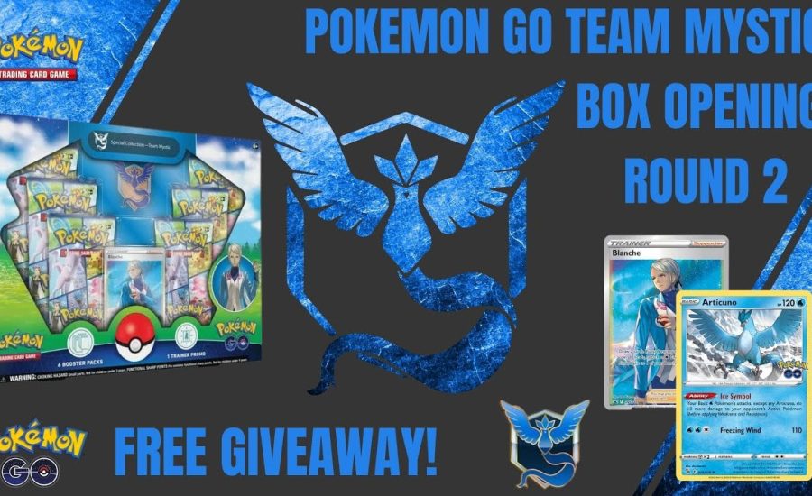 *NEW* Pokemon Card Opening - Pokemon Go Team Mystic Box Round 2 + Giveaway!!! Our Best Box Ever??!!