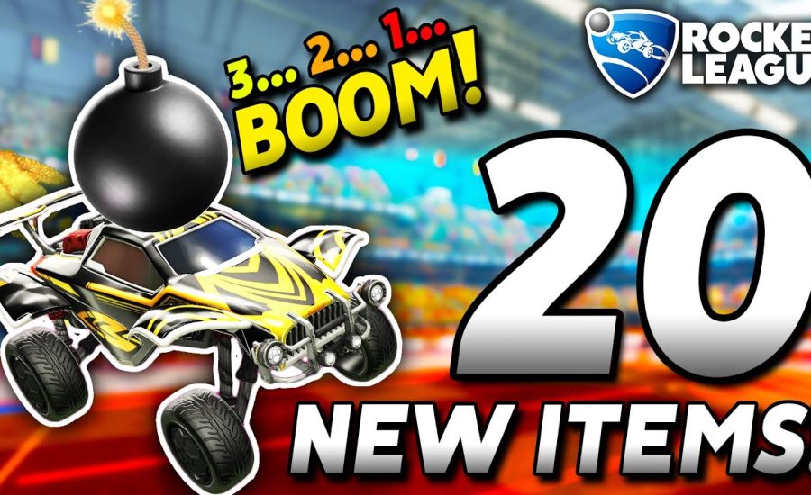 *NEW* ROCKET LEAGUE WITH 20 BRAND NEW POWERUPS IS AMAZING!