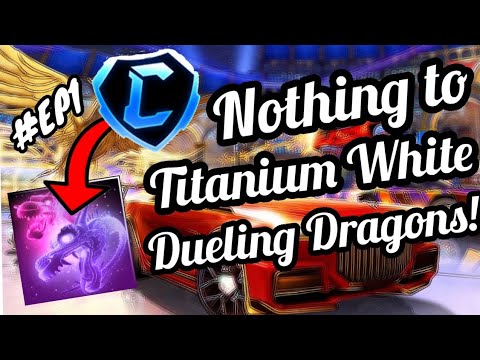 Nothing to WHITE DUELING DRAGONS in Rocket League! (episode 1)