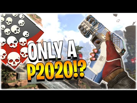 ONLY USING A P2020 THE ENTIRE GAME.. INSANE!! (Apex Legends PS4)