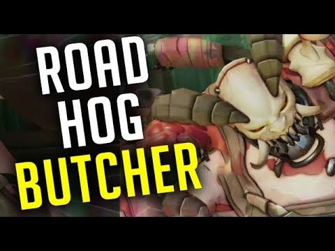 OVERWATCH - ROADHOG BUTCHER SKIN GAMEPLAY!