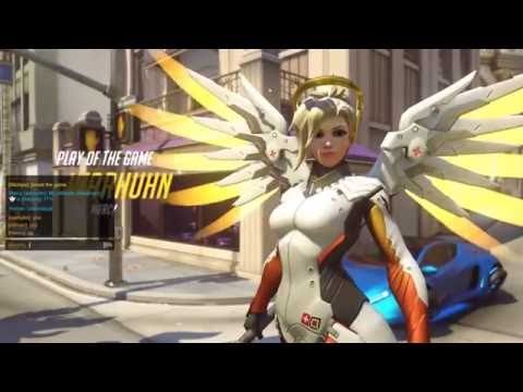 Overwatch - Amateur Hour - Mercy - Play of the Game #1