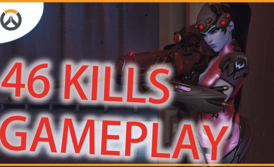 Overwatch Gameplay Widowmaker || 46 KILLS INSANE PLAYS