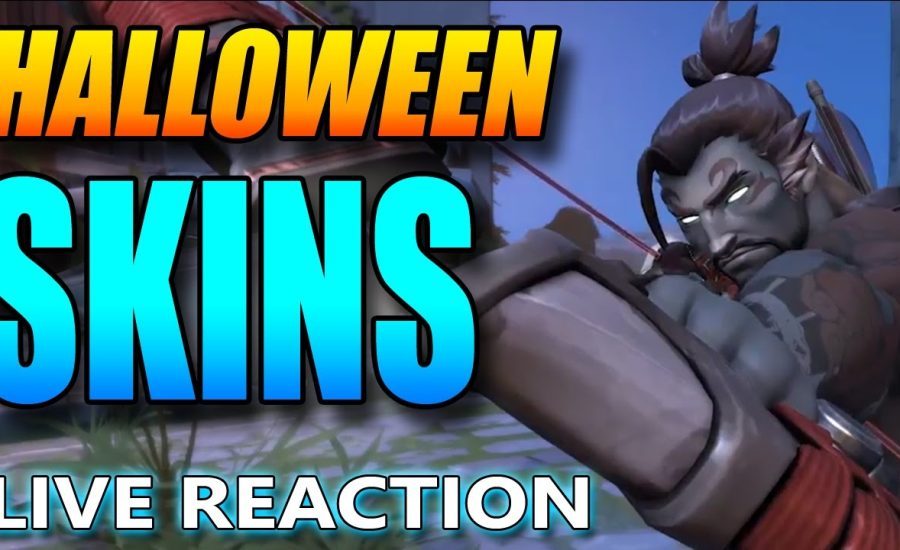 Overwatch - Halloween Skins - Live Reaction