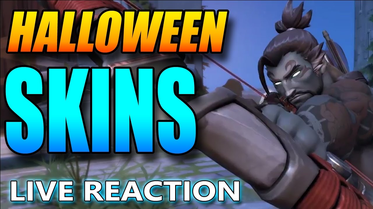 Overwatch - Halloween Skins - Live Reaction