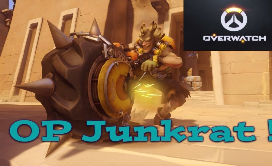 Overwatch: Overpowered Junkrat OP (Open Beta Gameplay)