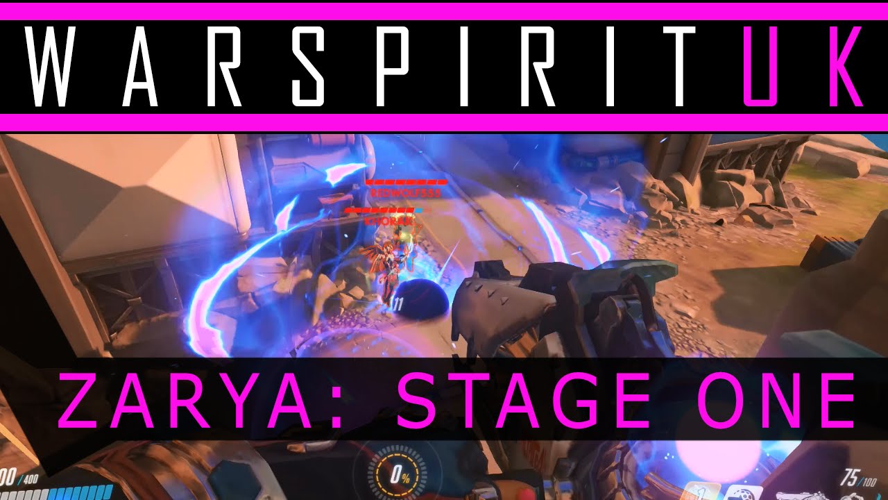 Overwatch: Zarya [Stg.1] - Gameplay/Commentary (PC 1080P)