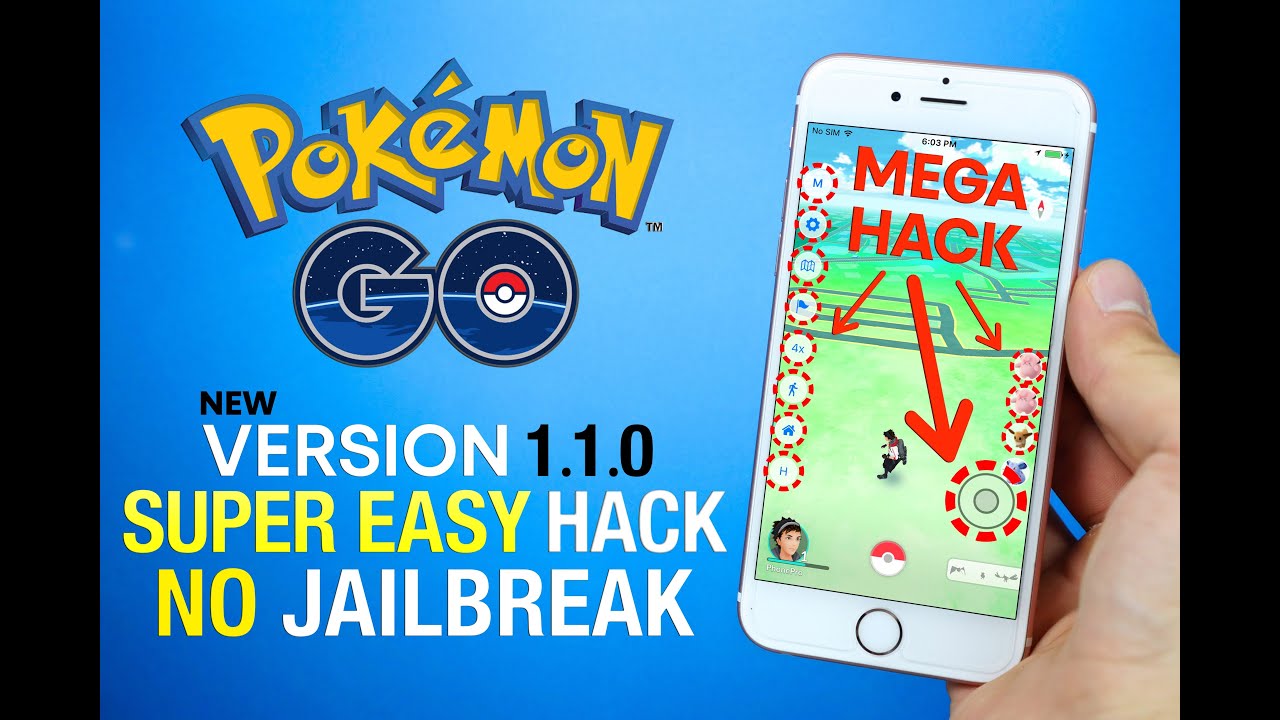 POKEMON GO 1 1 0 ULTIMATE HACK! NO JAILBREAK! FAKE LOCATION, AUTO FIND, MAP HACK