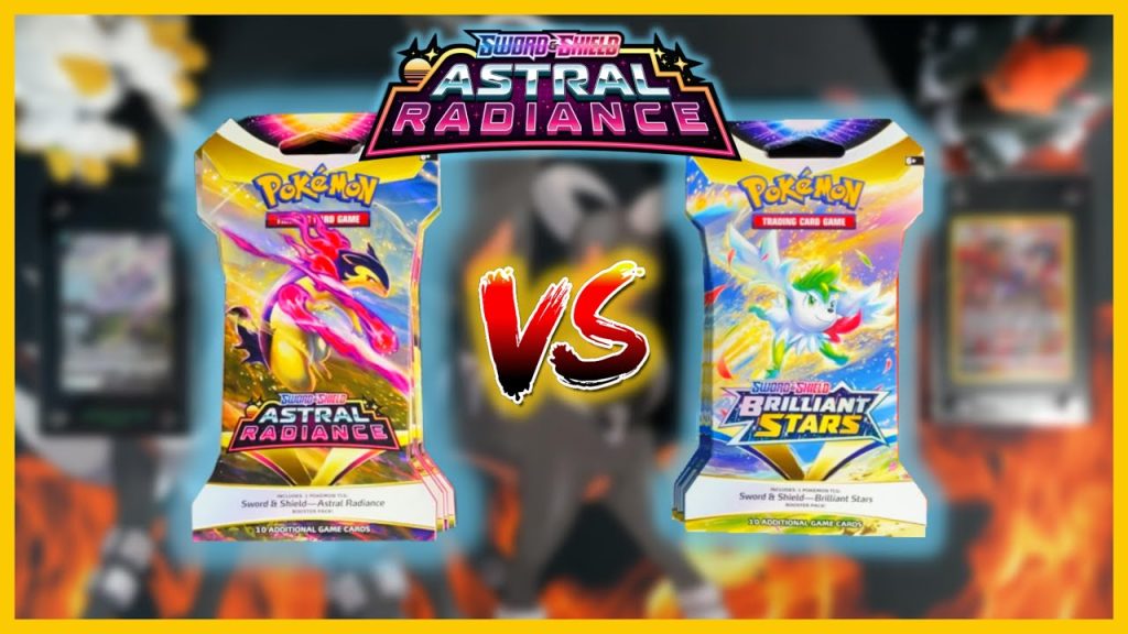 Pokemon Astral Radiance Sleeved Boosters VS Brilliant Stars Sleeved Boosters *OPENING*