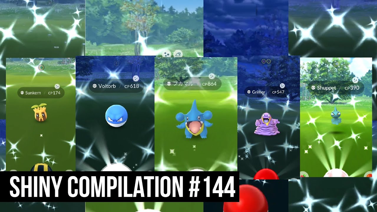 Pokemon GO Shiny Compilation #144