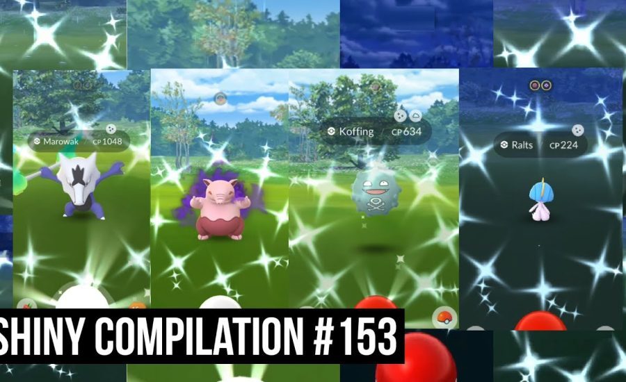 Pokemon GO Shiny Compilation #153