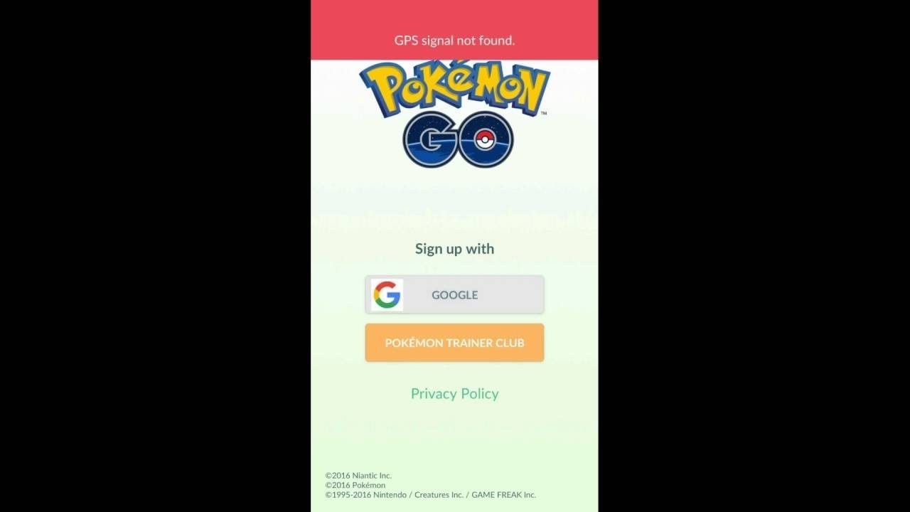 Pokemon Go Can't Sign In Fix