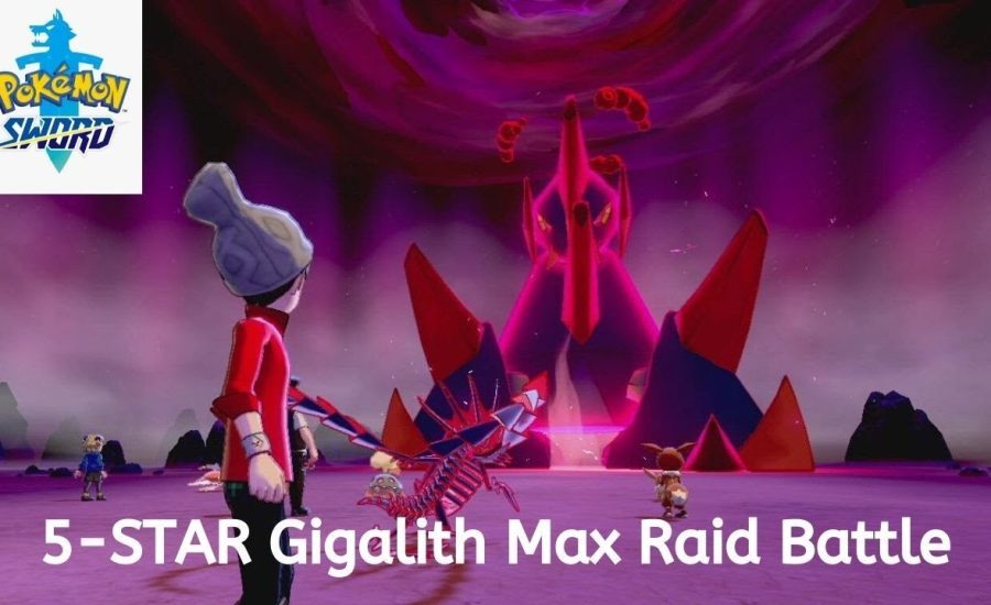 Pokemon Sword 5-Stars Max Raid Battle - Gigalith