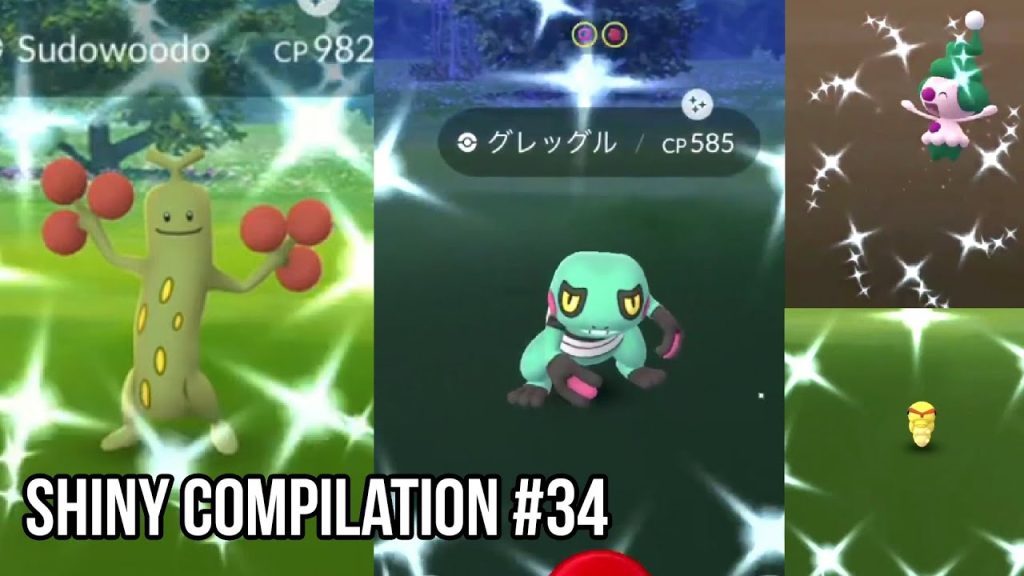 PokemonGO Shiny Encounter Compilation #34