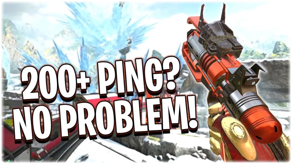 Poppin' off with OVER 200 Ping!! (Apex Legends PS4)