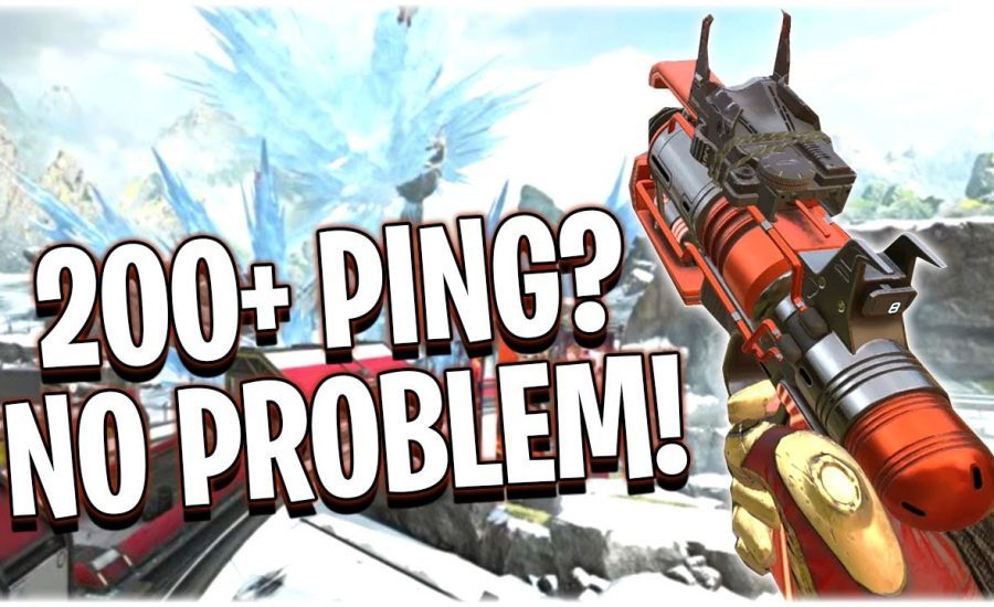 Poppin' off with OVER 200 Ping!! (Apex Legends PS4)