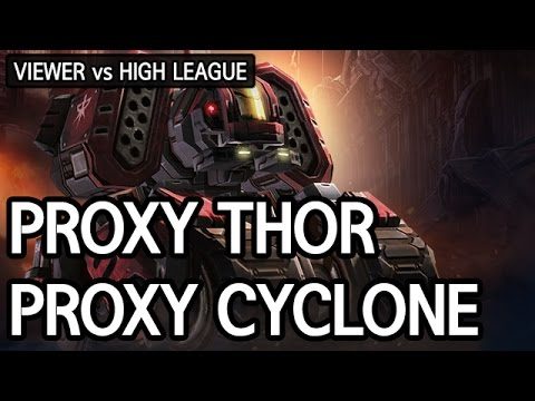 Proxy Thor vs Proxy Cyclone, who would win? l StarCraft 2: Legacy of the Void l Crank