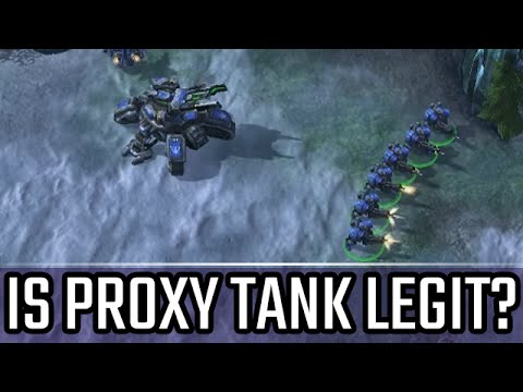 Proxy tank all in is legit? l StarCraft 2: Legacy of the Void Ladder l Crank