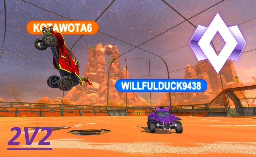 QUEUEING UP WITH (Kotawota6) 2V2 (4K 60FPS) GAMEPLAY CHAMP 1#SQUISHYMUFFINS#ROCKETLEAGUE