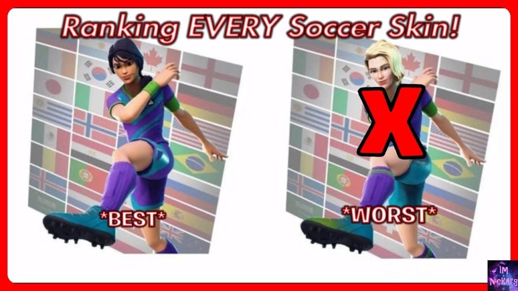 RANKING Every Soccer Skin! *ALL Skins* | Fortnite Battle Royale