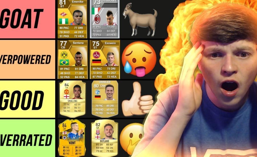 RANKING The Most OP CARDS In The History of FIFA