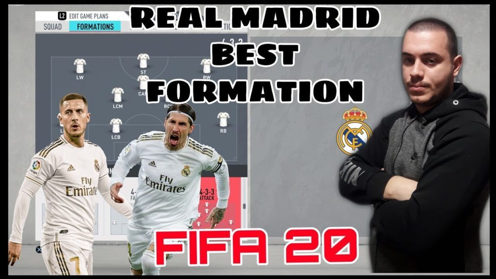 REAL MADRID - BEST FORMATION, CUSTOM TACTICS & PLAYER INSCTRUCTION! FIFA 20