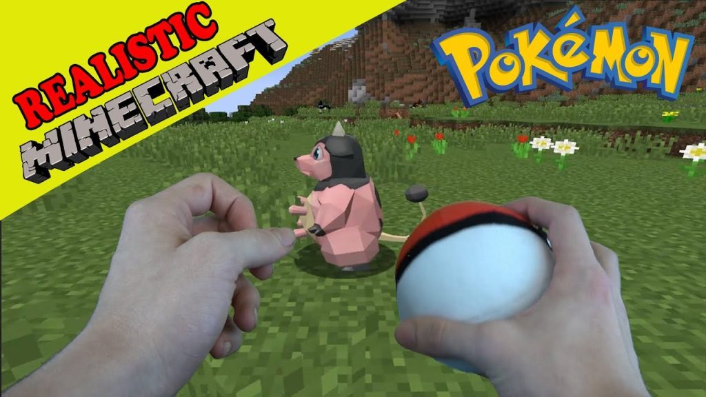 REALISTIC MINECRAFT - Pokemon GO - [S:1 Ep.1] Charizard Vs Mewtwo Epic Battle Scene