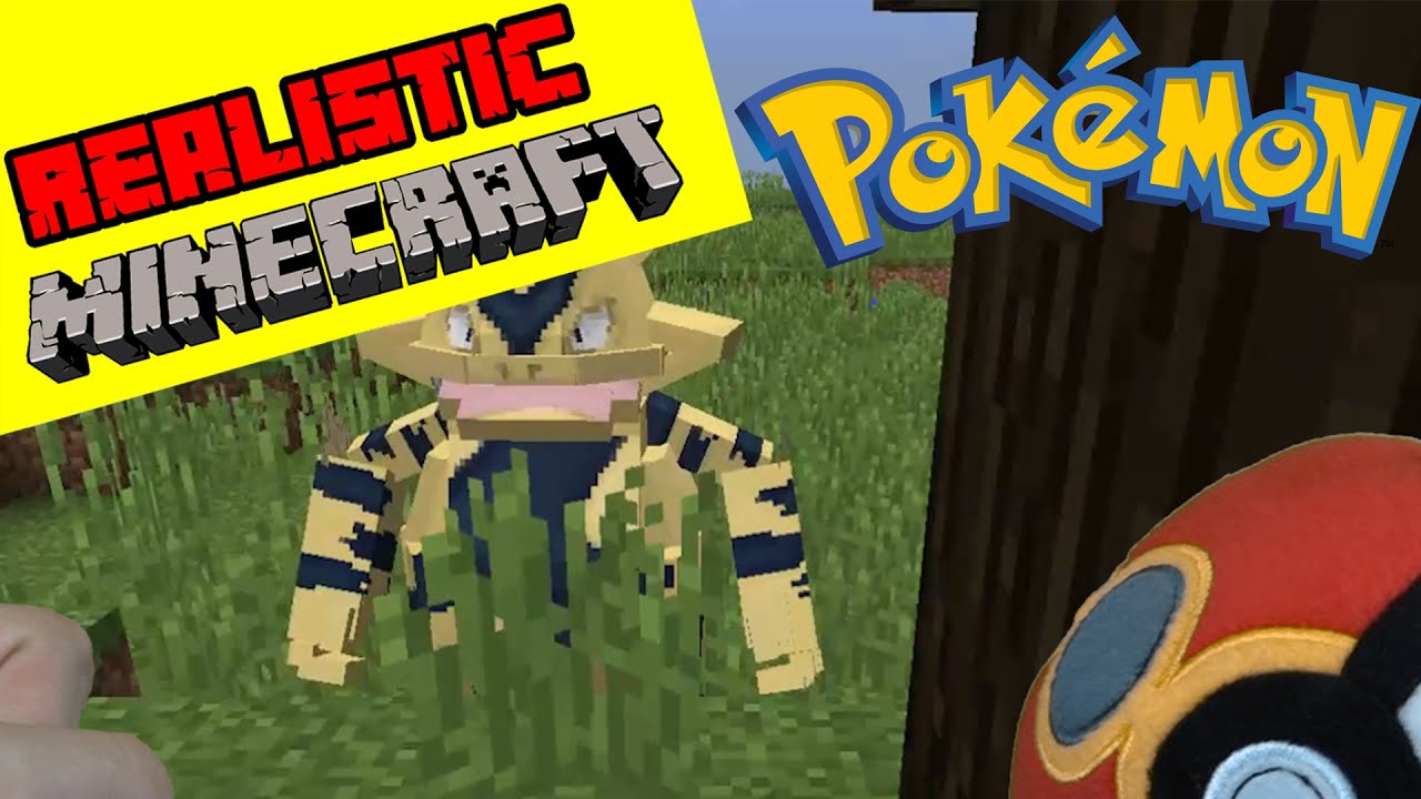 REALISTIC MINECRAFT - Pokemon GO - [S:1 Ep.2] Electabuzz, Arbok, Fearow Caught!