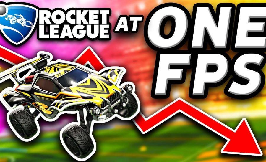 ROCKET LEAGUE AT 1 FPS: Is it playable?