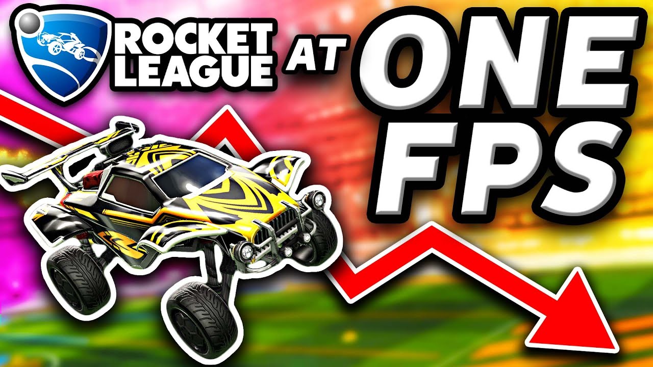 ROCKET LEAGUE AT 1 FPS: Is it playable?