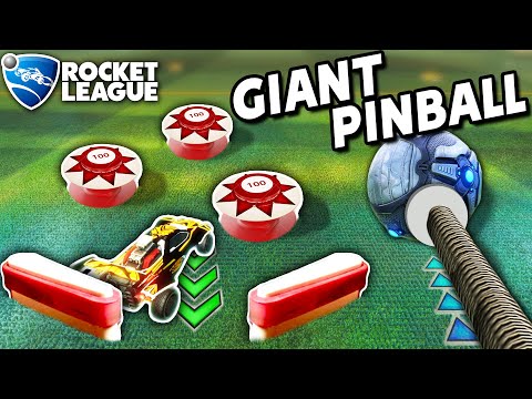 ROCKET LEAGUE, BUT THE FIELD IS A GIANT PINBALL MACHINE