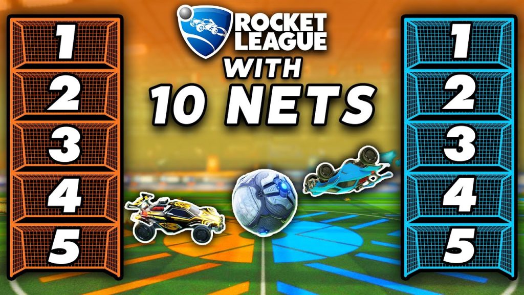 ROCKET LEAGUE, BUT THERE ARE 10 GOALS